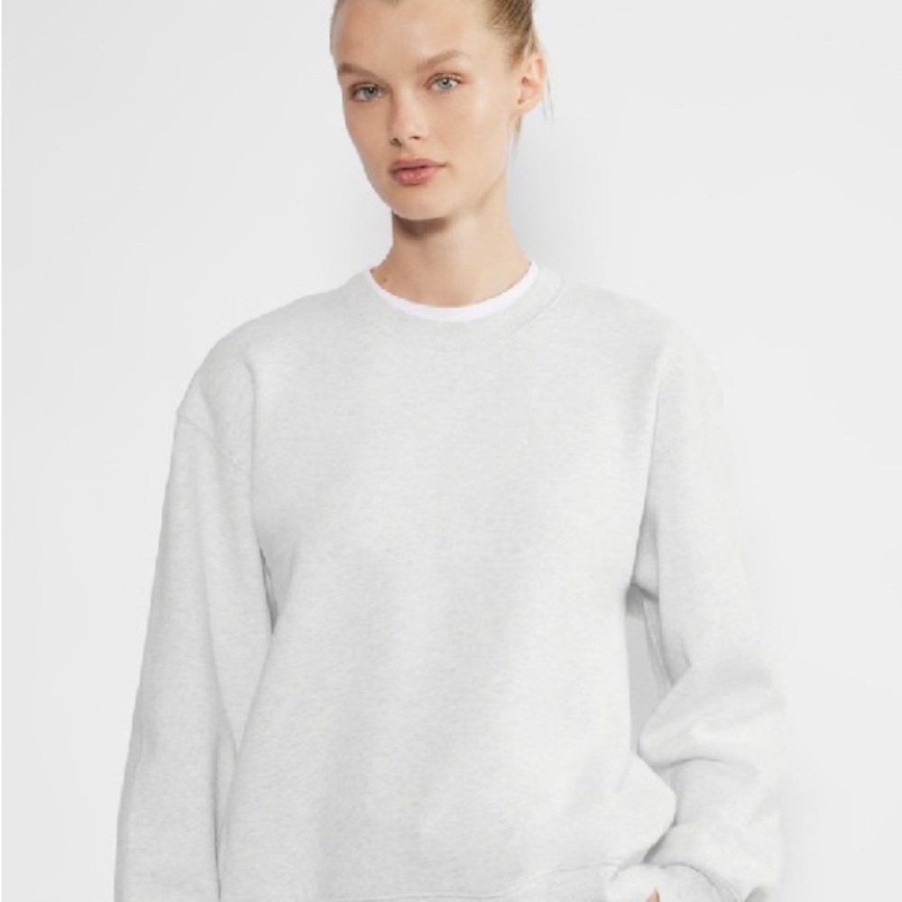 Aritzia Classic White Crewneck